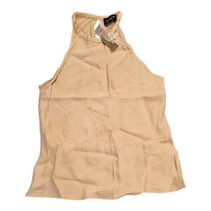 J. Crew Collection Women's Size XS Sleeveless Beige Shirt